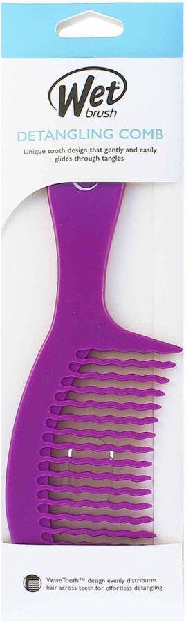 The Wet Brush Kam Pro Detangler Detangling Comb Purple