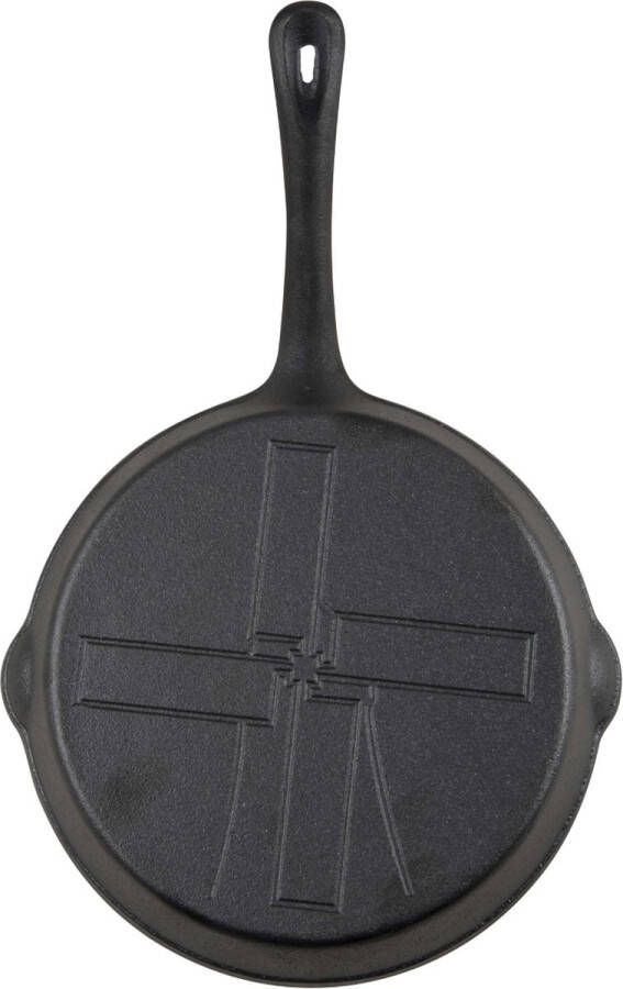 The Windmill Cast Iron Skillet M met steel Gietijzer ⌀ 21 cm
