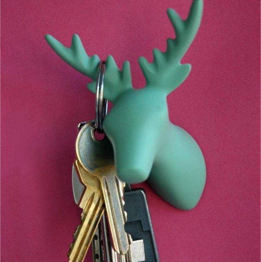 The Zoo wandhaak Dear deer Vintage green