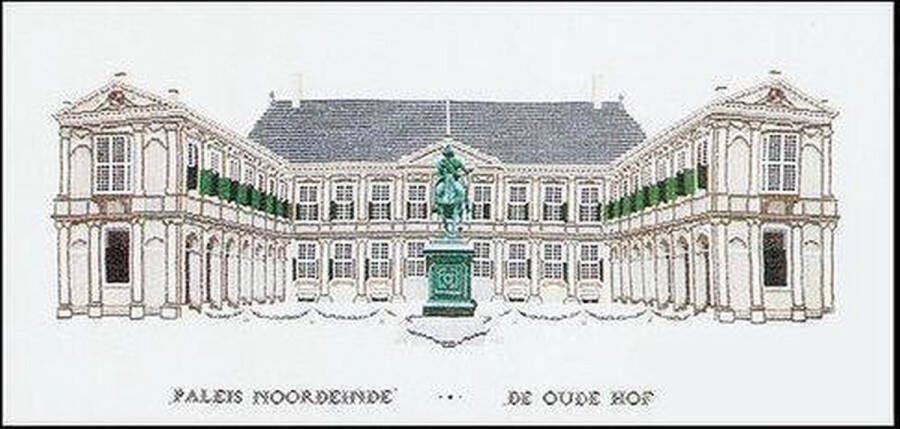 Thea Gouverneur Borduurpakket 929A Paleis Noordeinde Aida stof 100% katoen