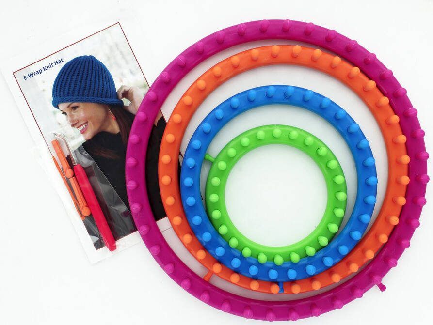 Thea Gouverneur LEISURE ARTS Loom Circle kit DIY pakket volwassenen Breipakket Sjaals. sokken en dekentjes