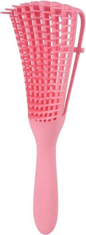 Thegirlyshop Roze-Antiklit Haarborstel | Detangling Brush PINK | Hairbrush | Krullend Haar Verzorging | Stylingborstel | Magic Detangler Brush