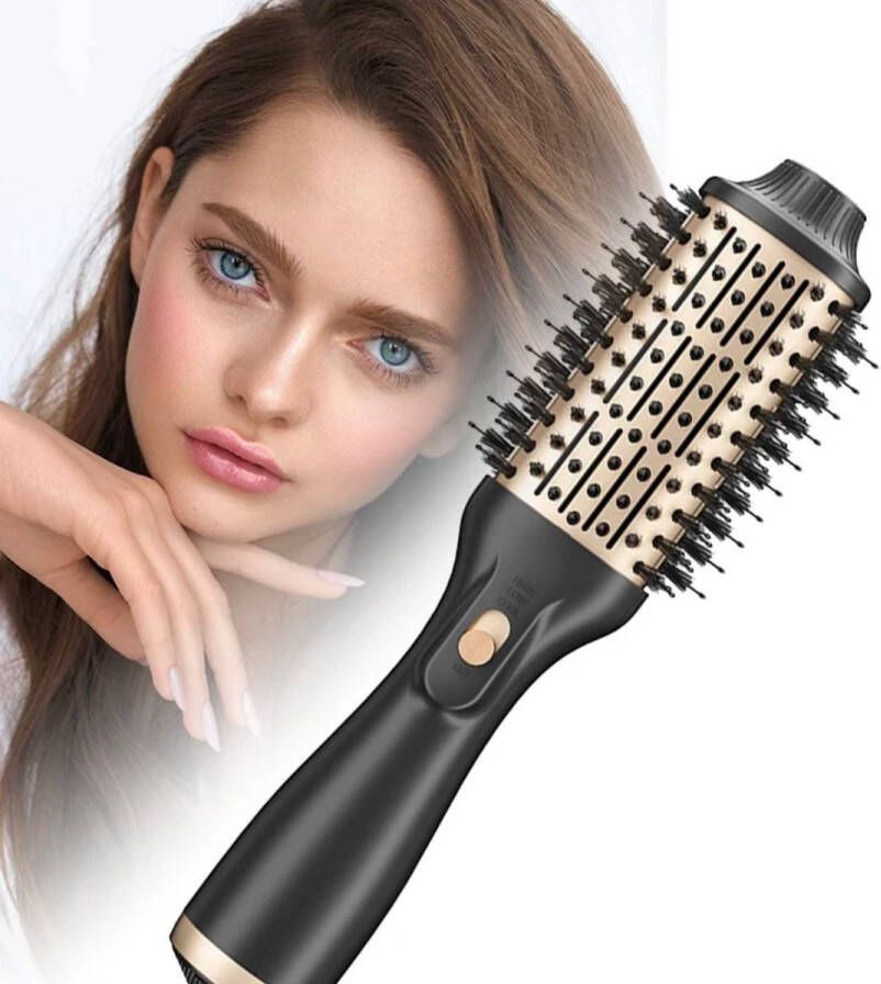Thelifestylecollection Fohn -Föhnborstel Krulborstel Airstyler Keramische Haarborstel voor Volume en Drogen COLD Volumizer Multistyler 3in1