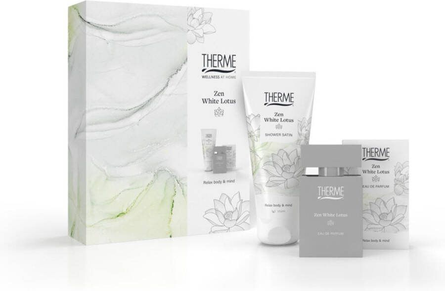 Therme 3x Parfum Geschenkset Zen White Lotus 1 set