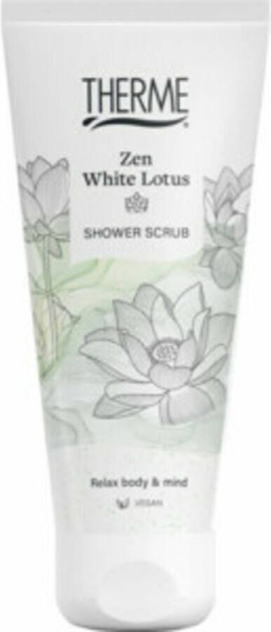 Therme 3x Rice Shower Scrub Zen White Lotus 200 ml