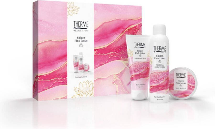 Therme 3x Wellness Treatment Geschenkset Saigon Pink Lotus 1 set