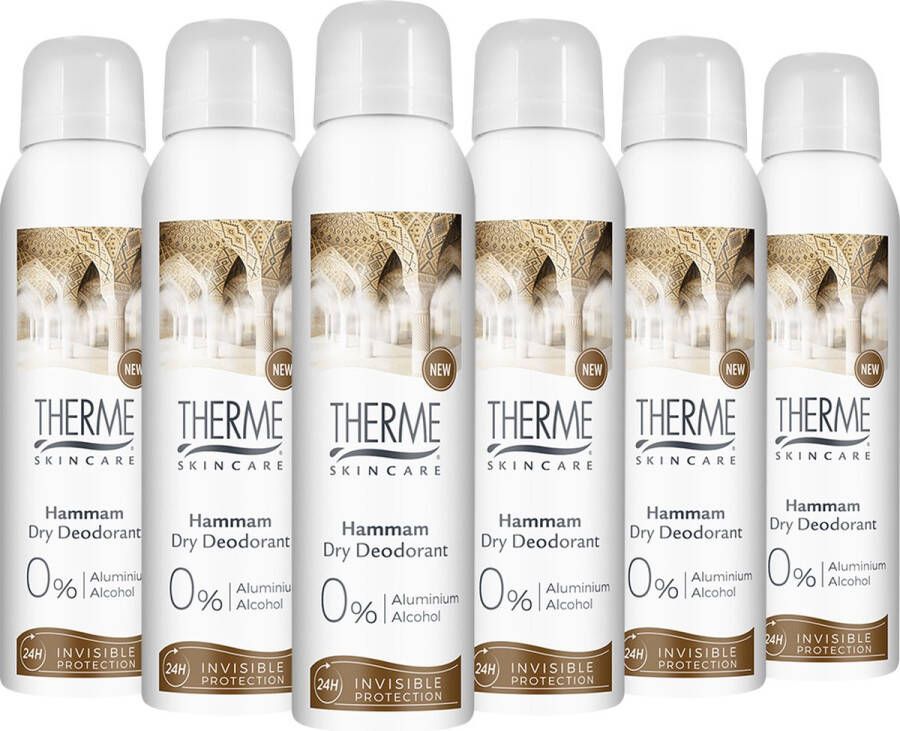 Therme 6x 0% Dry Deodorant Hammam 150 ml