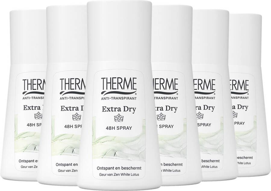 Therme 6x Anti-Transpirant Extra Dry Zen White Lotus Spray 75 ml