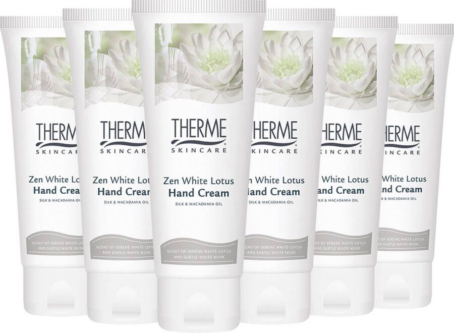 Therme 6x Hand Creme Zen White Lotus 75 ml