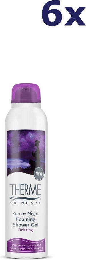 Therme 6x Foaming Shower Gel Zen by Night 200 ml