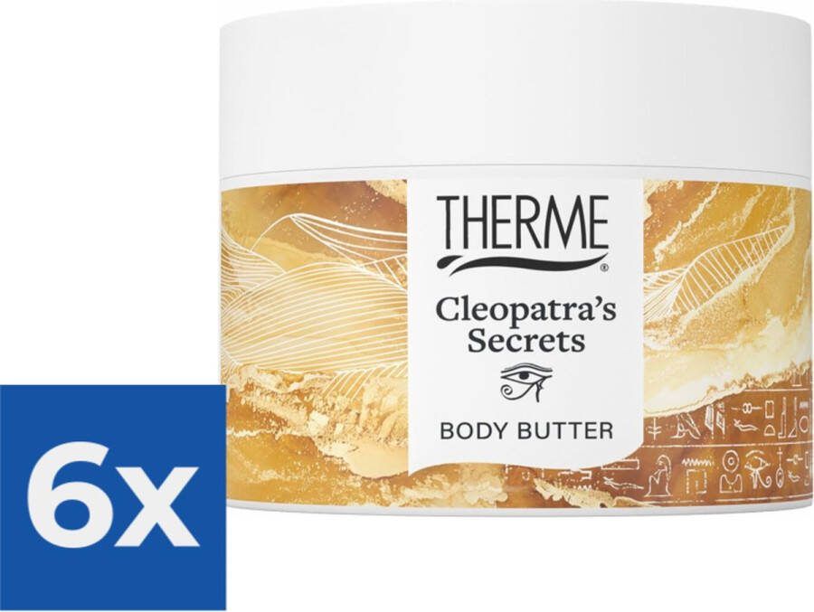 Therme Body Butter Cleopatra's Secrets 225 gr Voordeelverpakking 6 stuks