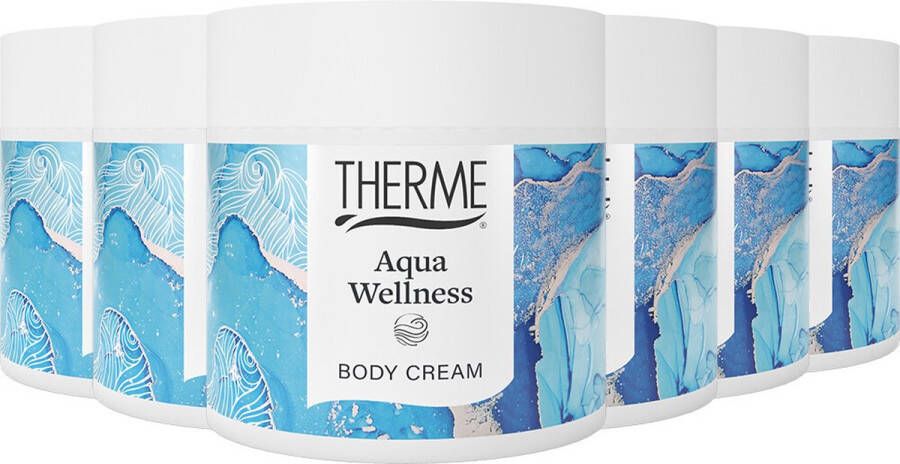 Therme Body Cream Aqua Wellness 6 x 225 gr Voordeelverpakking