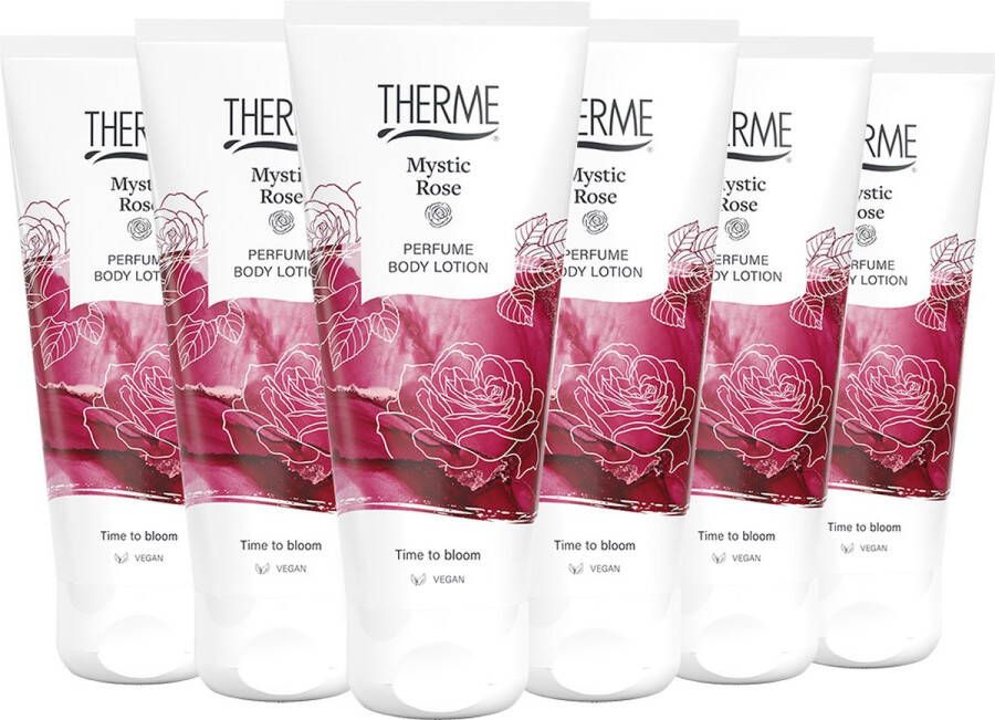 Therme Body Lotion Mystic Rose 6 x 200 ml Voordeelverpakking