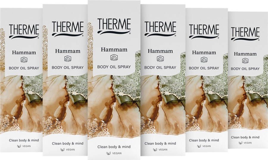 Therme Body Oil Spray Hammam 6 x 125 ml Voordeelverpakking