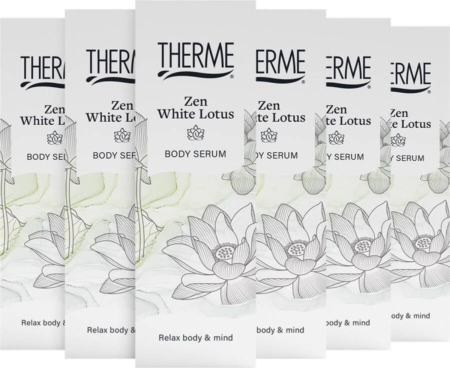 Therme Body Serum Zen White Lotus 6 x 125 ml Voordeelverpakking