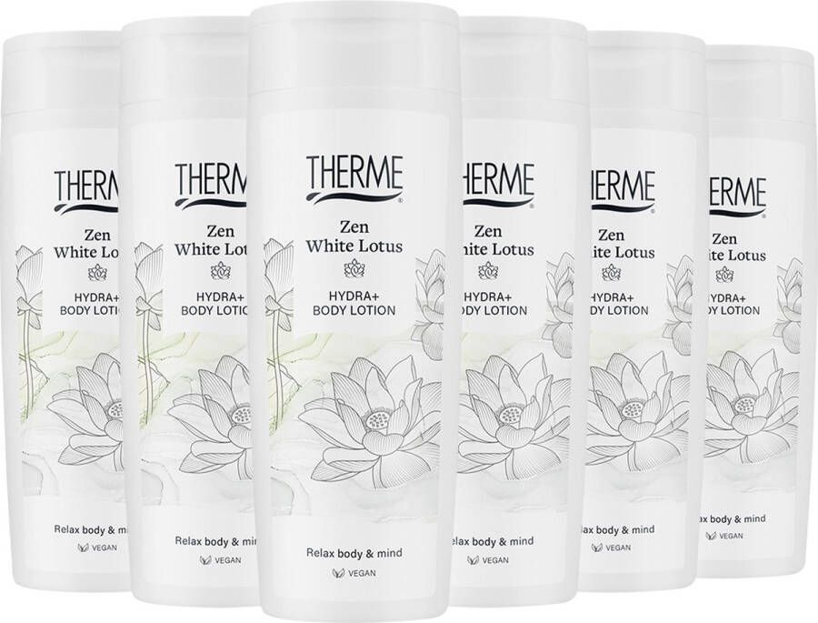 Therme Bodylotion Zen White Lotus 6 x 250 ml Voordeelverpakking