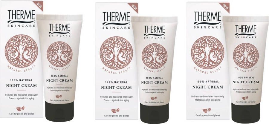 Therme Nachtcreme Natural Beauty 3x50ml Voordeelverpakking