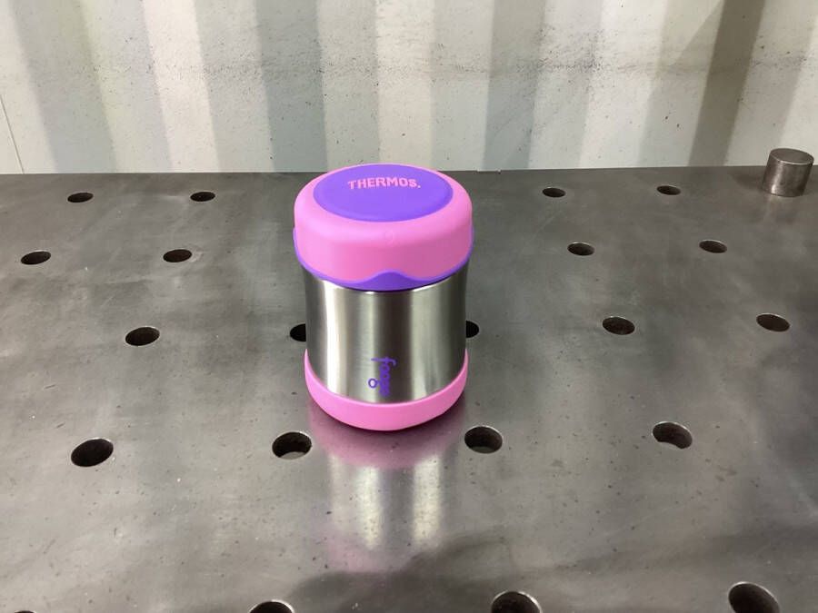 Thermos Zaagfabriek- Foogo inhoud 290 ml RVS vacuüm geïsoleerde voedsel of drank mok- roze