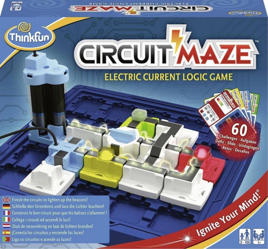 Ravensburger Thinkfun Circuit Maze IQ Spel