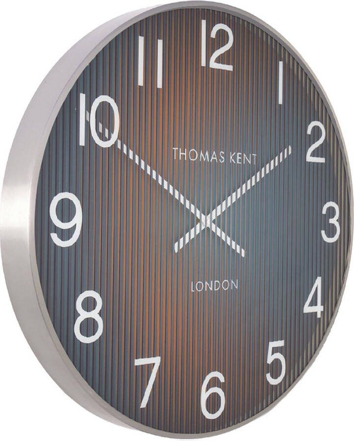 Giga Meubel Thomas Kent Wandklok Linear 53 Cm Staal Oranje zilver