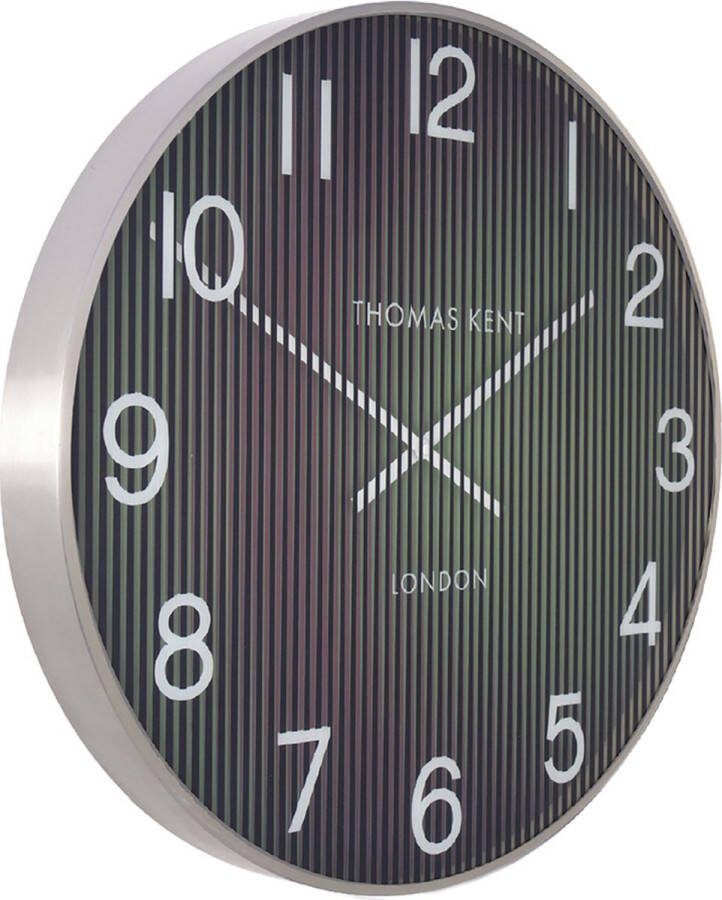 Giga Meubel Thomas Kent Wandklok Linear 74 Cm Staal Paars zilver