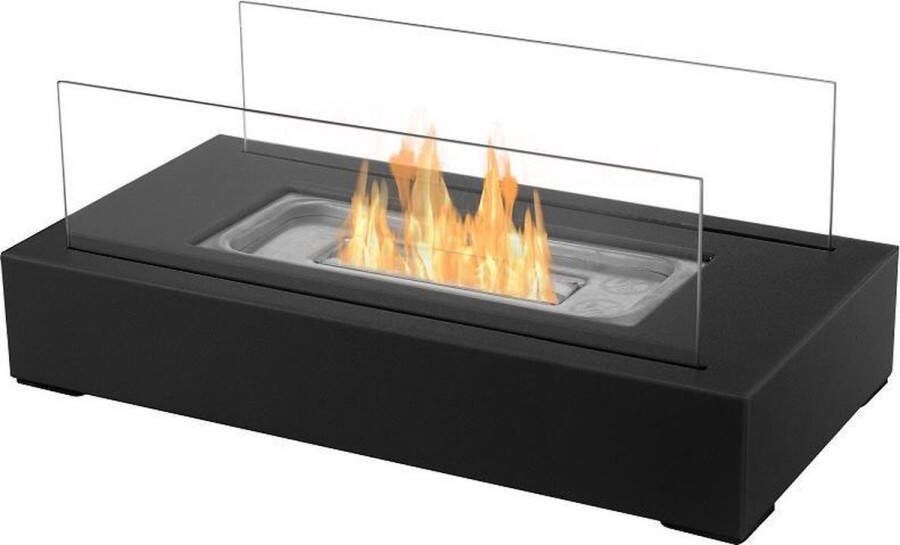 ThreeTops Sfeerhaard Bio Ethanol Tafelhaard Terrashaard Voor binnen en buiten Rechthoekig