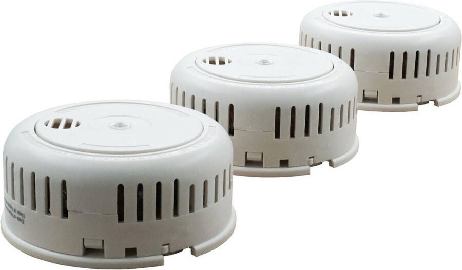 Thuislink TLB-10 rookmelders set van 3 stuks -Voldoet aan Europese norm EN14604 Met 10 jaar garantie