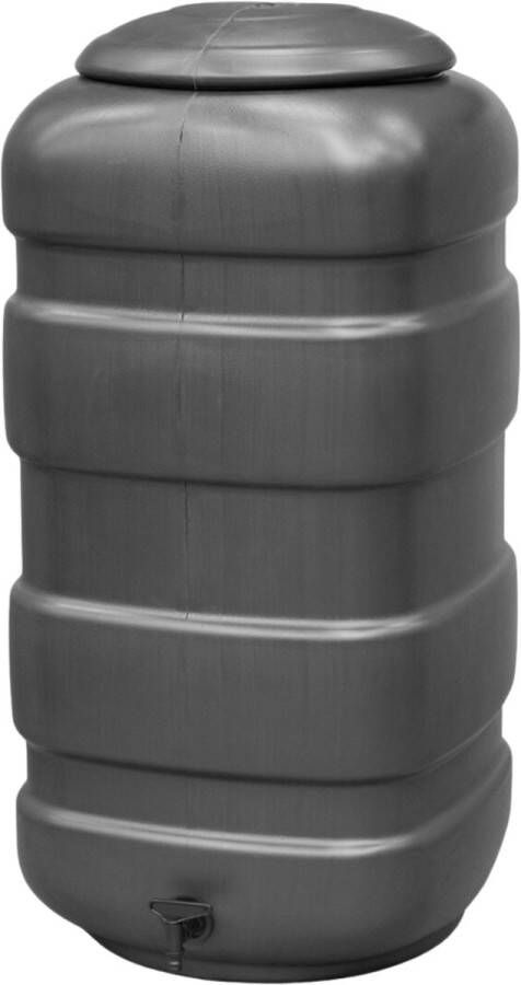 ThuisTuinieren.nl Garden Regenton 250 liter Antraciet Watertank Inc. Gratis Kraan