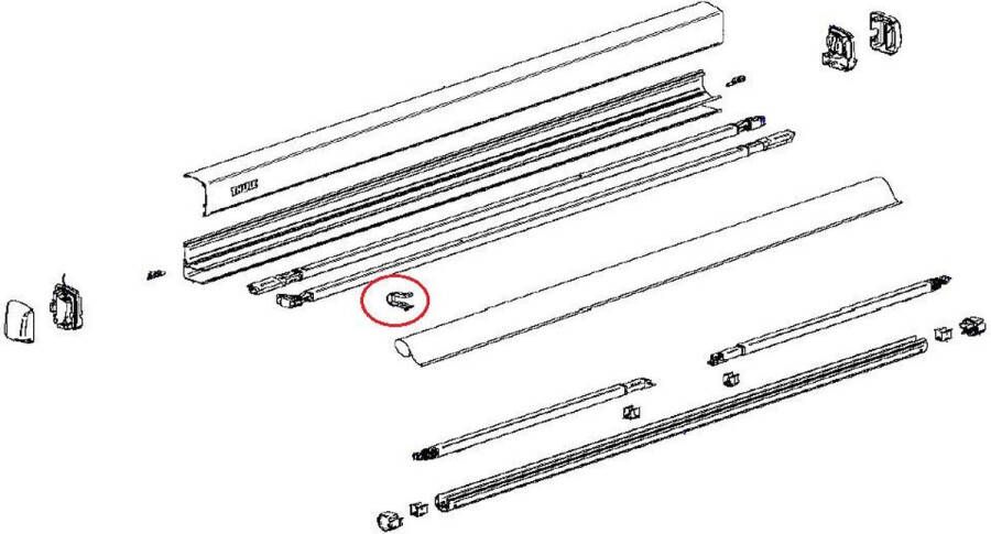 Thule Anti Rattling Tension Arm 3200 3st