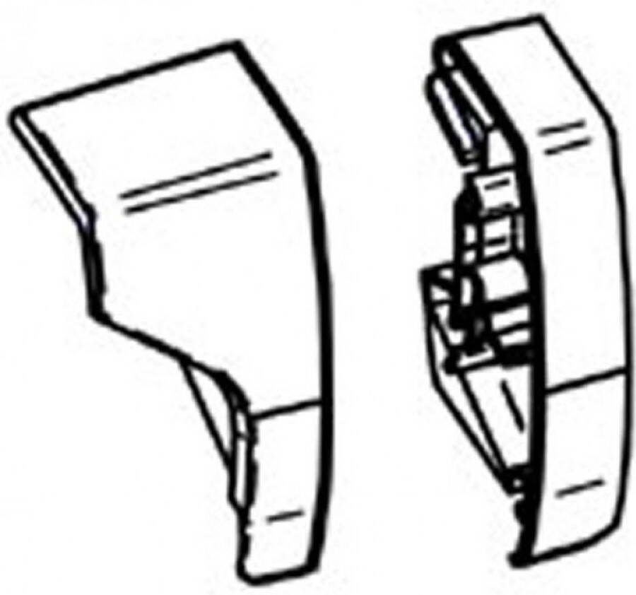 Thule Eindkap Lead Rail LH+RH 9200 Crème