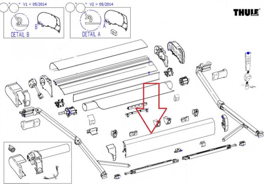 Thule Lead Rail 9200 4.00