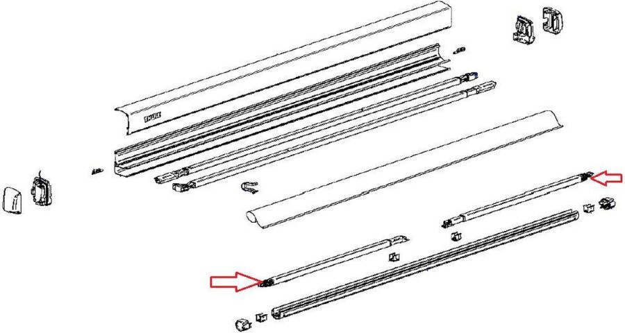 Thule Support Arm 3200 1.90