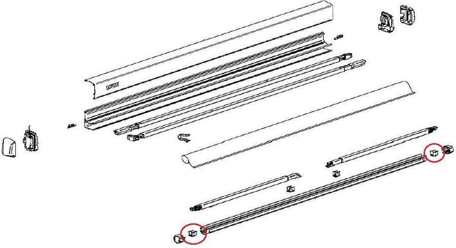 Thule Connection Support Arm 3200 2st