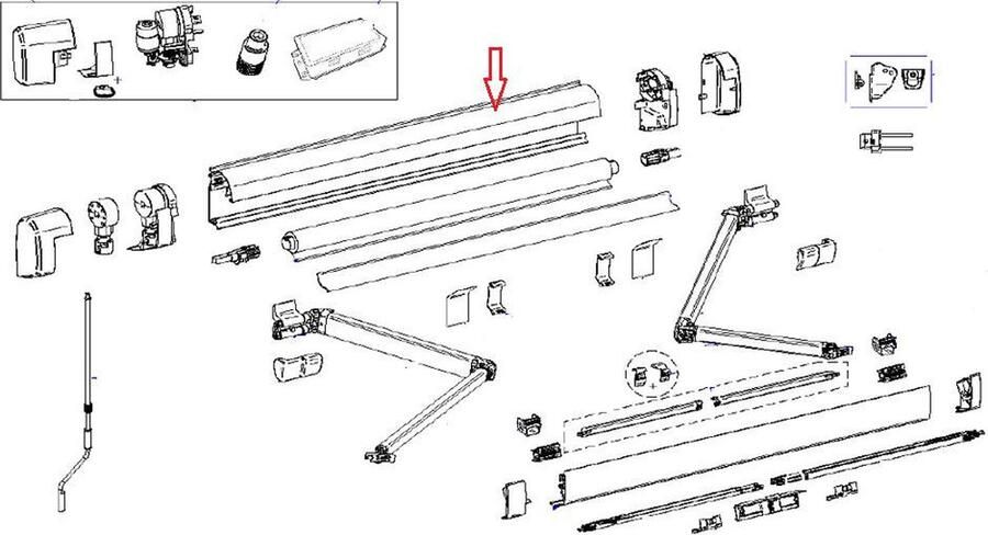 Thule Main Housing 5200 4.50 Geanodiseerd