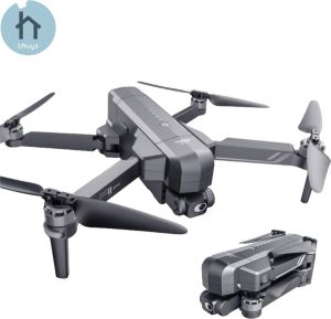 Thuys Drone Met 4K Camera Elektronische Stabilisatie Gimbal Fotografie Film 30fps Volwassenen 30 Minuten Donker Zilver