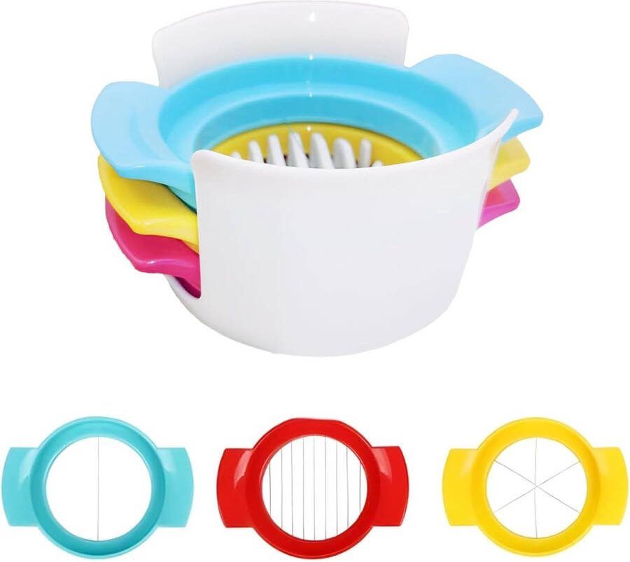 Thuys Eiersnijder Eiersnijer Eier Snijder Eiersnijders Champignonsnijder Keukenbenodigdheden Keuken Accessoires Eiergereedschap Egg Slicer