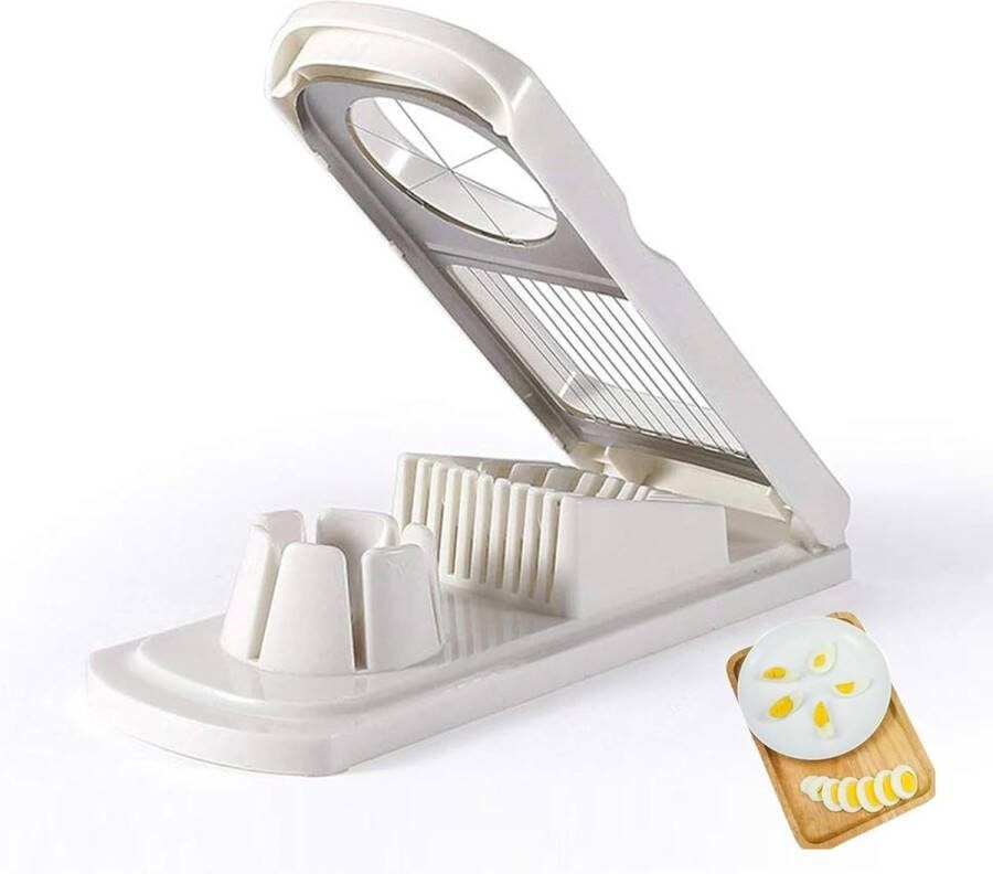 Thuys Eiersnijder Eiersnijer Eier Snijder Eiersnijders Champignonsnijder Keukenbenodigdheden Keuken Accessoires Eiergereedschap Egg Slicer