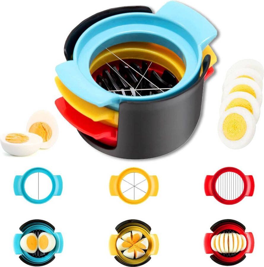 Thuys Eiersnijder Eiersnijer Eier Snijder Eiersnijders Champignonsnijder Keukenbenodigdheden Keuken Accessoires Eiergereedschap Egg Slicer
