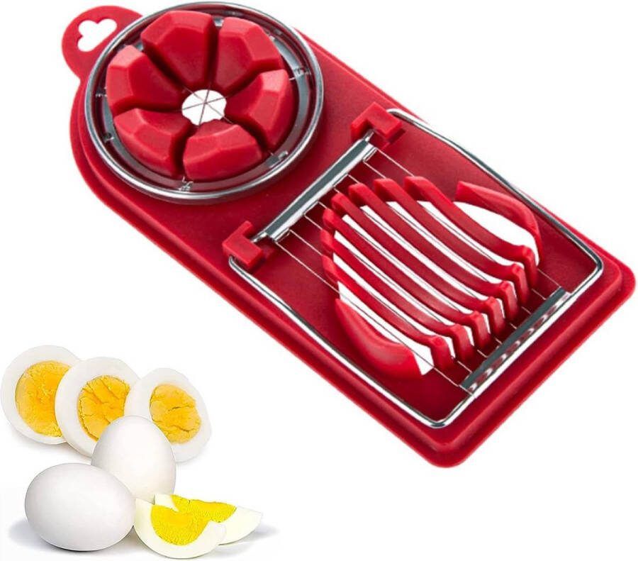 Thuys Eiersnijder Eiersnijer Eier Snijder Eiersnijders Champignonsnijder Keukenbenodigdheden Keuken Accessoires Eiergereedschap Egg Slicer