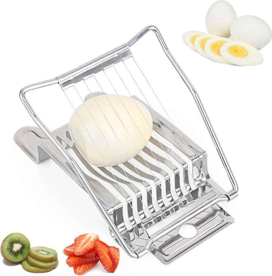 Thuys Eiersnijder Eiersnijer Eier Snijder Eiersnijders Champignonsnijder Keukenbenodigdheden Keuken Accessoires Eiergereedschap Egg Slicer