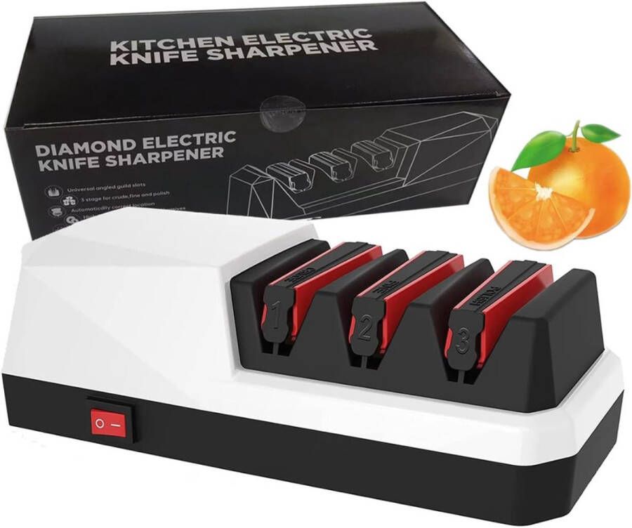 Thuys Elektrische messenslijper Electrische messenslijper Messen slijper Messenslijp machine Messen slijpmachine Messenslijpmachine Elektrische messen slijper