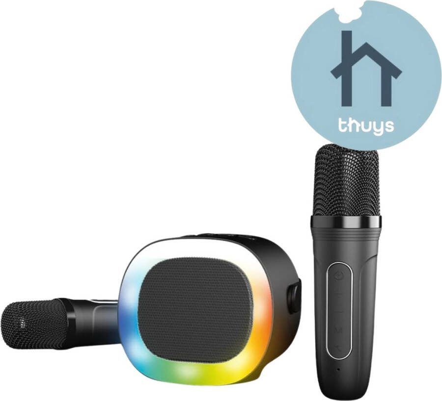 Thuys Karaoke Set Voor Volwassenen Karaoke Set Met 2 Microfoons Karaoke Set Voor Tv Karaoke Set Met Draadloze Microfoons Geavanceerde Kwaliteit