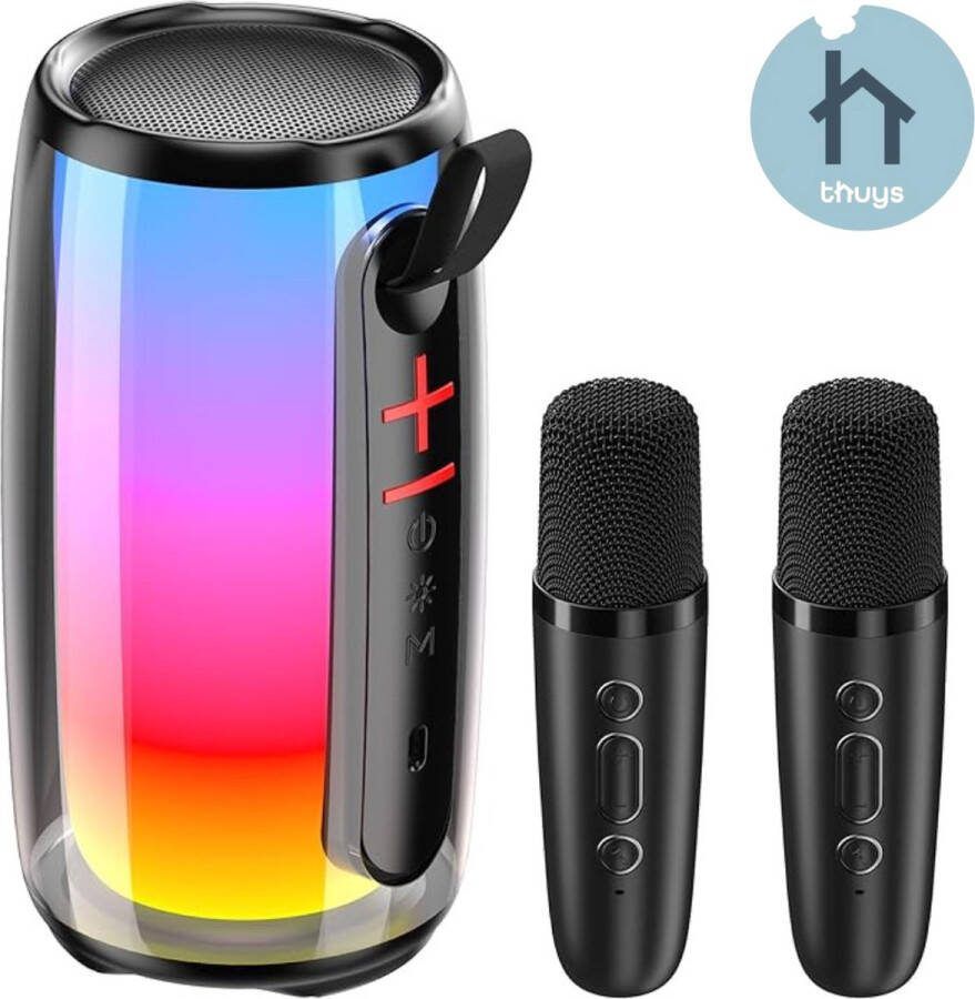 Thuys Karaoke Set Voor Volwassenen Karaoke Set Met 2 Microfoons Karaoke Set Voor Tv Karaoke Set Met Draadloze Microfoons Geavanceerde Kwaliteit