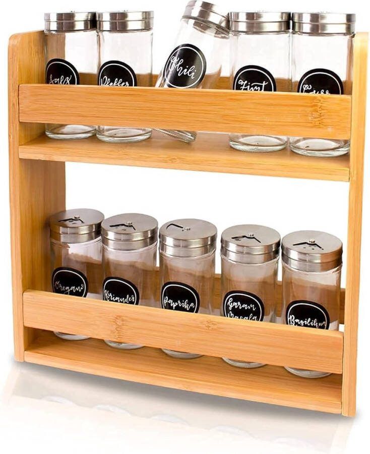 Thuys Kruidenrek 2 Etages Kruidenrek hangend Kruidenorganizer Hangend kruidenrek Kruidenorganizer Keukenorganizer Voor de gewenste orde in uw keuken!