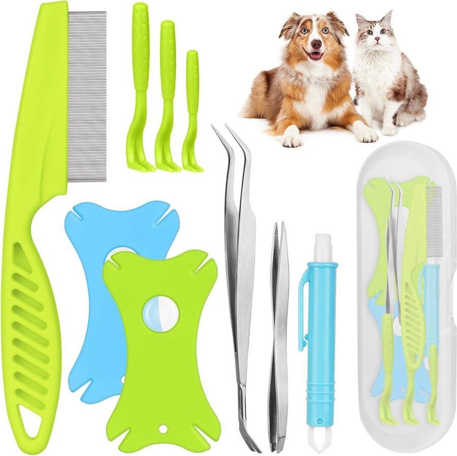 Thuys Lexium Tekentang Tekenpincet Tekenverwijderaar Tekenpincet mens Teek pincet Tekenlasso Tekenhaak Tekentang voor honden en katten
