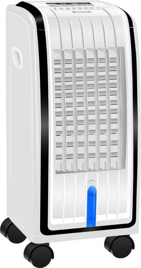 Thuys Luxe 4 in 1 Mobiele Airco – Zonder Afvoer – Luchtbevochtiger – Humidifier – 4 Modi – Instelbare Snelheden – Voor Slaapkamer Kantoor Woonkamer – Wit