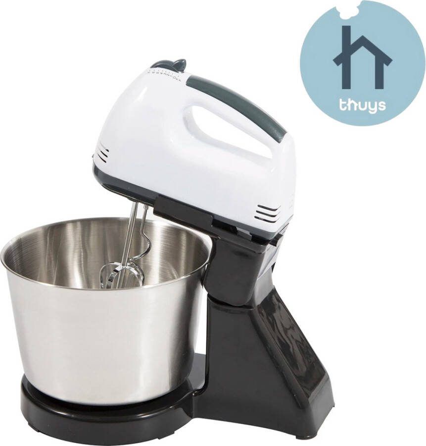Thuys Mixer Met Mengkom Mixer Handmixer Mixer Keukenmachine Wit Stijlvol