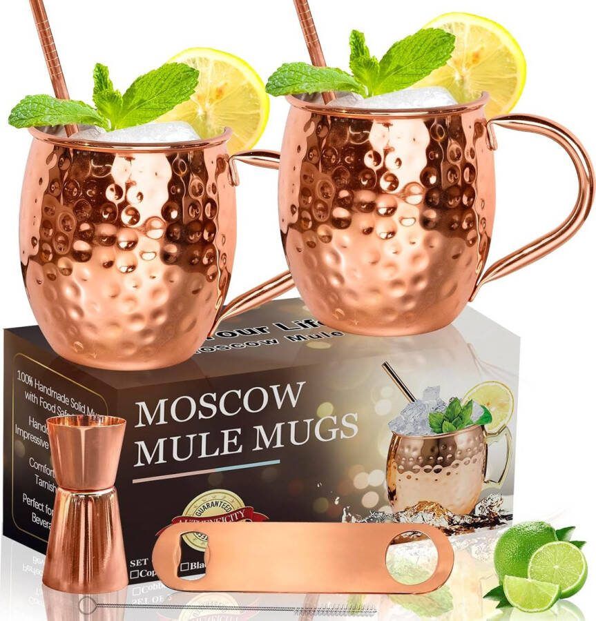 Thuys Moscow Mule Bekers Moscow Mule Beker Moscow Mule Moskow Mule Bekers Cocktailglas Cocktailglazen