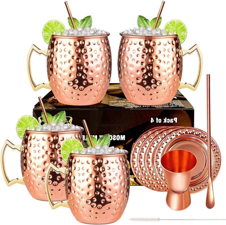 Thuys Moscow Mule Bekers Moscow Mule Beker Moscow Mule Moskow Mule Bekers Cocktailglas Cocktailglazen