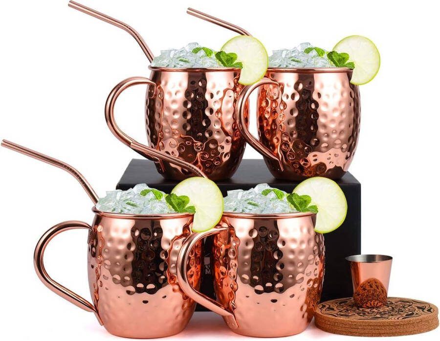 Thuys Moscow Mule Bekers Moscow Mule Beker Moscow Mule Moskow Mule Bekers Cocktailglas Cocktailglazen